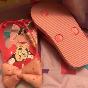 Little girls minnie mouse sandles